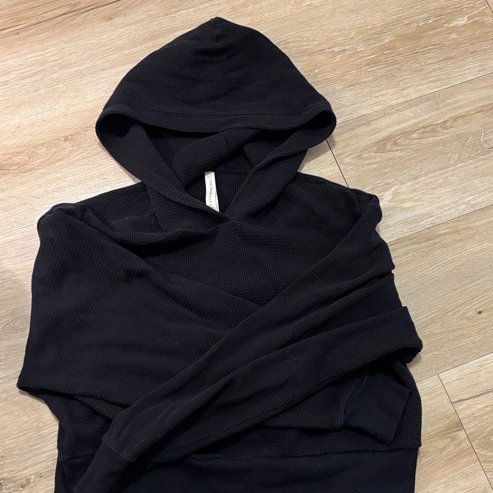 Babaton Black Hooded Sweater